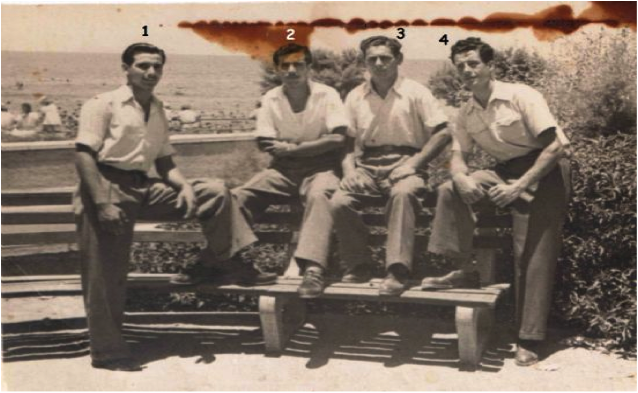 Kaynak: tireyahudileri.com ; Avşalom Levi, Liya Colodro, Salamon Canias ve Refail Beja (1950)